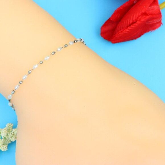 Elegant Handmade Anklet – Perfect for Women & Girls | Ideal Gift Option, DYC1235 - Picture 5 of 7
